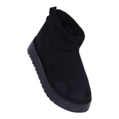 Skuaıter Garf Siyah Kız Çocuk İçi Kürklü Düz Bot thumbnail 1