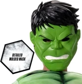 Jazwares Marvel Erkek Çocuklar İçin Deluxe Hulk Kostümü - 2