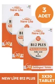 Seddar Collection New Life B12 Plus Methylcobalamin 30 Tablet 3 Adet - 1