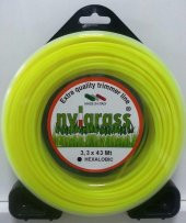 Nylgrass Motorlu Tırpan Misinası 3.3mm 6 Köşe 43 Mt - 1
