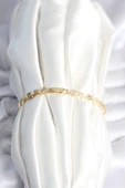 Pirinç Gold Renk Yıldız Model Kadın Bileklik - TJ-BB7968 - 2