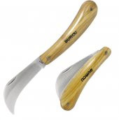 Burcu Aşı Bıçağı Ceviz Aşı Çakısı Eğri Dövme Bıçak - 1