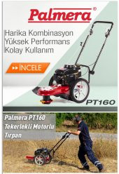 Palmera PT160 Tekerlekli Motorlu Tırpan Benzinli 5.5Hp - 4