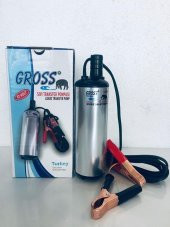Gross 12 Volt Dalgıç Pompa Ø 40 Sıvı Aktarım Mazot Transfer Pompası Alüminyum - 4