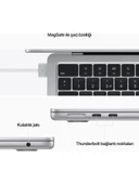 MacBook Air M2 8 GB 512 GB SSD 13.6" MLY03TU/A Gümüş Outlet (Açıklamayı Okuyunuz) thumbnail 3