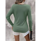 Lucky Life Kadın Uzun Kollu V Yakalı Kaşkorse Bluz - 1