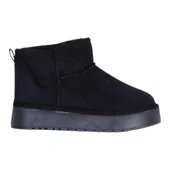 Skuaıter Garf Siyah Kız Çocuk İçi Kürklü Düz Bot thumbnail 2