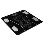 Asonic BS260 Siyah 260X260 Mm Dijital Bluetooth Baskül Ev Tipi Banyo Tartısı - 2