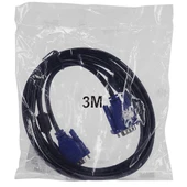 Hytech HY-VGA113 Erkek/Erkek 3 Metre Vga Görüntü Data Kablosu - 3