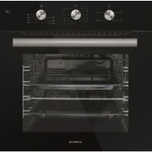 Kumtel Black Argento Button 3'lü Cam Ankastre Set thumbnail 2