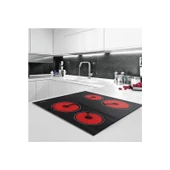 Kumtel V6-04T Vitroseramik Elektrikli Siyah Cam Ankastre Ocak thumbnail 2