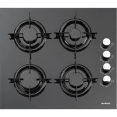 Kumtel  Siyah Ankastre Set (DA6-835 - Davlumbaz - Ko-40 Tahdf Ocak - A6 Sf2 mt Fırın) thumbnail 3