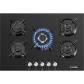 Kumtel KO-50 OAHDF Siyah Ankastre Cam 5'li Wok Gözlü Ocak thumbnail 1