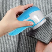 House Pratik HP47 Şarjlı 6 Bıçaklı Tiftik ve Tüy Temizleme Cihazı Mavi - 2