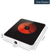 Kumtel Tekli Elektrikli Vitroseramik Ocak HCA-2001 thumbnail 5