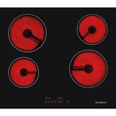 Kumtel V6-04T Vitroseramik Elektrikli Siyah Cam Ankastre Ocak thumbnail 1