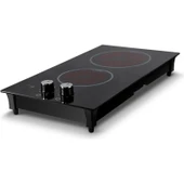 Kumtel V3-02 Ikili Vitroseramik Setüstü Elektrikli Domino Ocak thumbnail 1