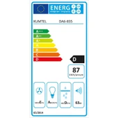 Kumtel Duvar Tipi Cam Bej Davlumbaz 450 m³/sa Yüksek Emiş Gücü ve 56 dB Sessiz Çalışma thumbnail 3