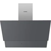 Kumtel Antrasit (Gri) Dokunmatik Cam Davlumbaz DA6-835 thumbnail 1