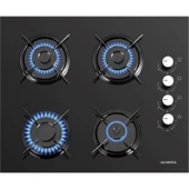 Kumtel Ankastre Set KO-40TAHDF Gaz Emniyetli Cam Ocak ve 3 Programlı A+ Sınıfı Siyah Ankastre Fırın thumbnail 3