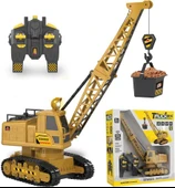 Şarjlı Işıklı Sesli Kumandalı Duman Atan 1:20 Ölçek Oyuncak Vinç thumbnail 1