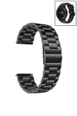 KRETON KRETON Samsung Galaxy Watch 4 Classic 42mm/46mm Uyumlu Kordon Baklava Model Paslanmaz Çelik Metal Kayış thumbnail 1