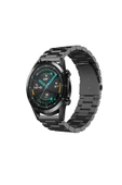 KRETON KRETON Huawei Watch Gt2 46mm Uyumlu GÜMÜŞ Kordon Klasik Baklava Model Paslanmaz Çelik Metal Kayış thumbnail 7
