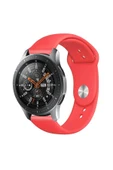 KRETON KRETON Samsung Galaxy Watch 46mm Uyumlu Koyu Yeşil Kordon Yumuşak Dokulu Silikon Kayış thumbnail 12