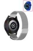 KRETON KRETON Samsung Gear Sport Uyumlu Kordon Hasır Metal Örgü Mıknatıslı Milano Kayış thumbnail 4
