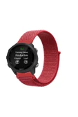 KRETON KRETON Garmin Forerunner 245 / 245 Music Uyumlu Spor Kumaş Desenli Cırt Cırtlı Kordon Kayış thumbnail 2