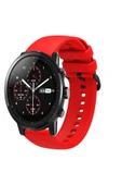 KRETON KRETON Amazfit Pace 2 Stratos Uyumlu Kordon Yumuşak Dokulu Soft Renk Tokalı Silikon Kayış thumbnail 6