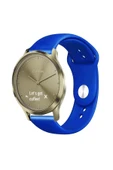 KRETON KRETON Garmin Vivomove Luxe , Style , Hr Ile Uyumlu Yumuşak Dokulu Silikon Kordon Kayış (20MM) thumbnail 7