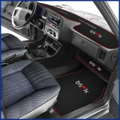 Tofaş Şahin Doğan Kartal Nakışlı Oto Halı Paspas Seti & Yüksek Torpido Kaplama Halısı & Sehpa Örtüsü thumbnail 2