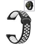 KRETON KRETON Huawei Watch Gt4 46mm Uyumlu Kordon Yumuşak Dokulu Delikli Desenli Silikon Kayış thumbnail 8