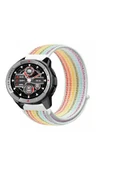 KRETON KRETON Mibro Watch X1 Uyumlu Spor Kumaş Desenli Cırt Cırtlı Kordon Kayış thumbnail 2