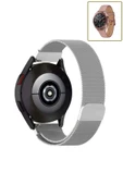 KRETON KRETON Samsung Galaxy Watch 3 41mm Uyumlu Kordon Hasır Metal Örgü Mıknatıslı Milano Kayış thumbnail 4