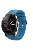 KRETON KRETON Amazfit Pace 2 Stratos Uyumlu Kordon Yumuşak Dokulu Soft Renk Tokalı Silikon Kayış thumbnail 1