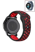 KRETON KRETON Samsung Galaxy Watch 5 40mm/44mm Uyumlu Kordon Yumuşak Dokulu Delikli Desenli Silikon Kayış thumbnail 5