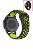 KRETON KRETON Samsung Galaxy Watch Active 2 40mm/44mm Uyumlu Kordon Yumuşak Dokulu Delikli Desenli Silikon Kayış thumbnail 2