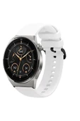 KRETON KRETON Huawei Watch Gt3 Pro 46mm Uyumlu Kordon Yumuşak Dokulu Soft Renk Tokalı Silikon Kayış thumbnail 5