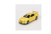 Mini GT 762 Nissan Skyline GT-R (R34) V-Spec Lightning Yellow 1/64 Model Araba thumbnail 4