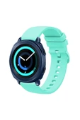 KRETON KRETON Samsung Gear Sport Uyumlu Kordon Yumuşak Dokulu Soft Renk Tokalı Silikon Kayış thumbnail 9