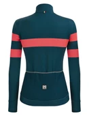 Santini Coral Bengal Kadın Termal Kışlık Bisiklet Forması 2W216175CORALBENG thumbnail 12