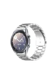 KRETON KRETON Samsung Galaxy Watch 3 41mm Uyumlu SİYAH Kordon Baklava Model Paslanmaz Çelik Metal Kayış thumbnail 7