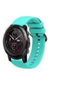 KRETON KRETON Amazfit 3 Stratos Uyumlu Kordon Yumuşak Dokulu Soft Renk Tokalı Silikon Kayış thumbnail 6