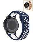 KRETON KRETON Huawei Watch Gt3 42mm Uyumlu Kordon Yumuşak Dokulu Delikli Desenli Silikon Kayış thumbnail 6