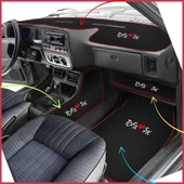 Tofaş Şahin Doğan Kartal Oto Paspas & Yüksek Torpido Halısı & Sehpa Örtüsü & Vites Konsol Koruması thumbnail 1