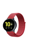 KRETON KRETON Samsung Galaxy Watch Active 2 40mm/44mm Uyumlu Spor Kumaş Desenli Cırt Cırtlı Kordon Kayış thumbnail 7