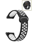 KRETON KRETON Huawei Watch Gt Runner Uyumlu Kordon Yumuşak Dokulu Delikli Desenli Silikon Kayış thumbnail 1