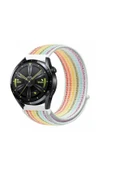 KRETON KRETON Huawei Watch Gt3 46mm Uyumlu Spor Kumaş Desenli Cırt Cırtlı Kordon Kayış thumbnail 5